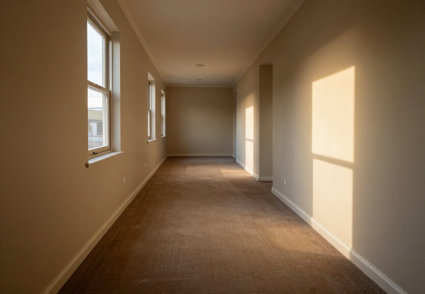 Restored living room in Mona Vale after flood restoration