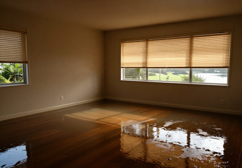 Water-damaged retail shop in Mona Vale before cleanup