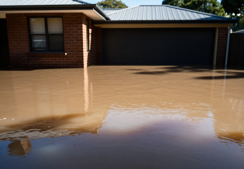 Before and After Flood Damage in Mona Vale